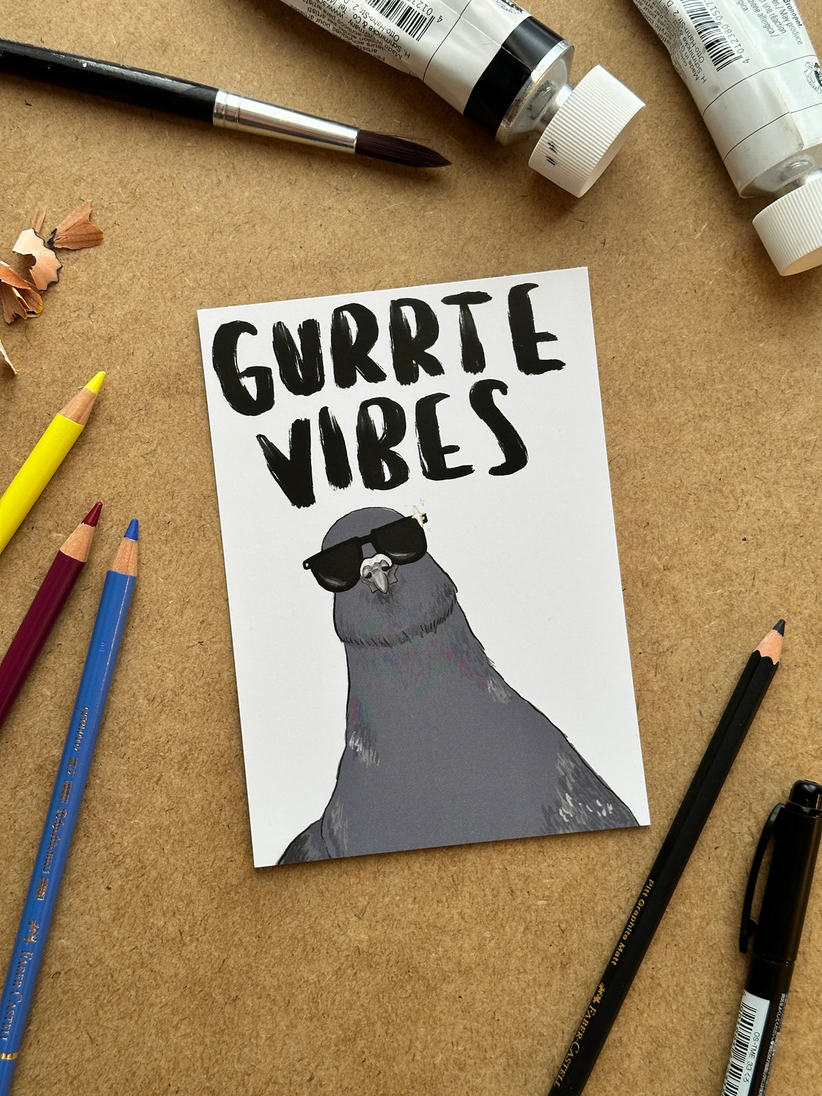 Postkarte “Gurrte Vibes”
