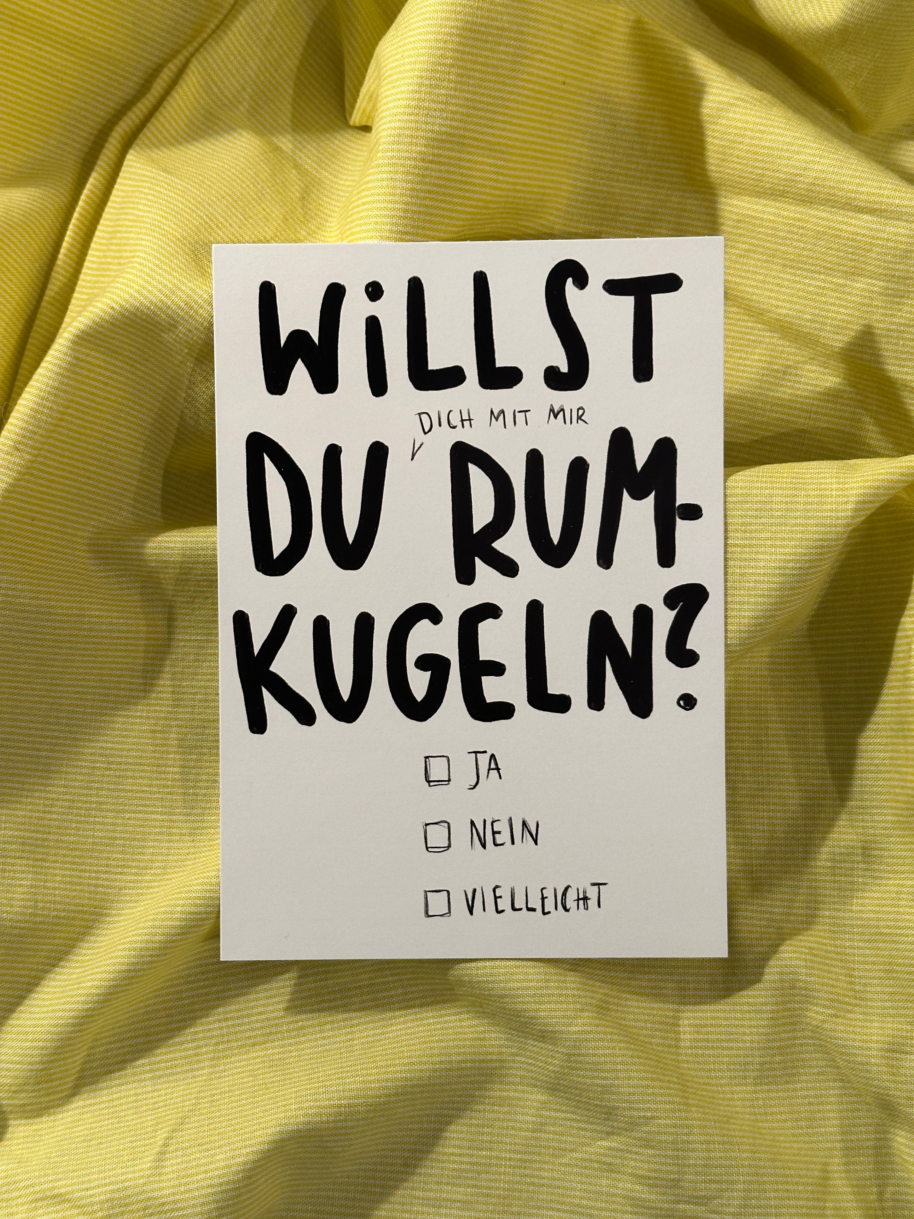 Postkarte “Rumkugeln”