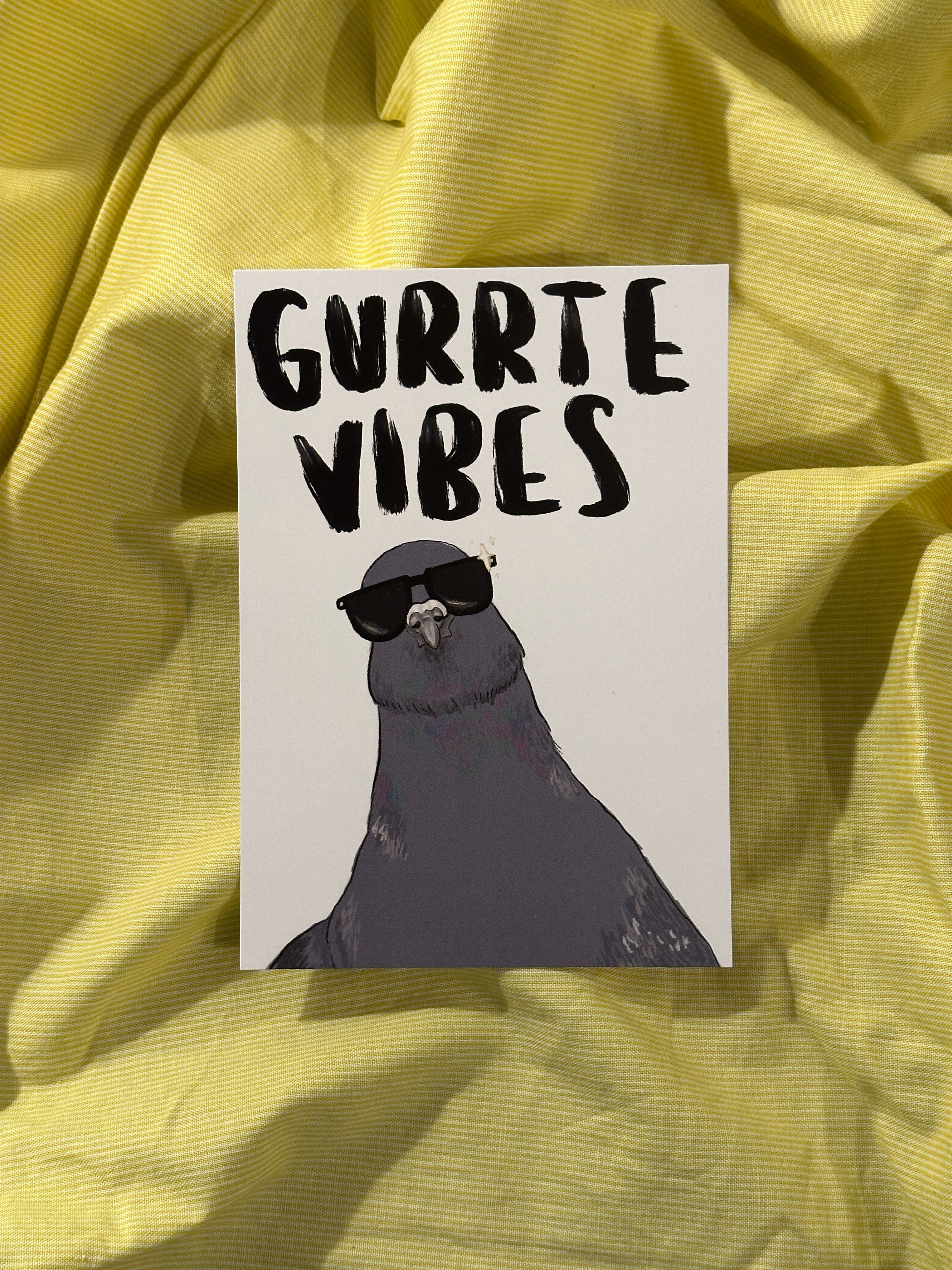 Postkarte “Gurrte Vibes”