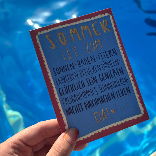 Postkarte “Sommer”