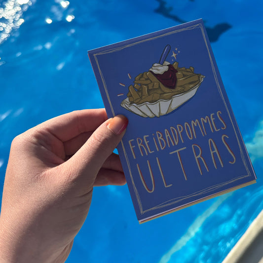 Postkarte “Freibadpommes”