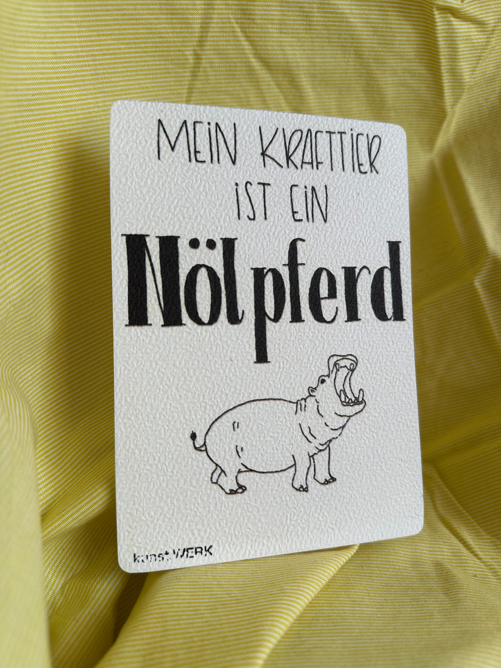 Postkarte „Krafttier“