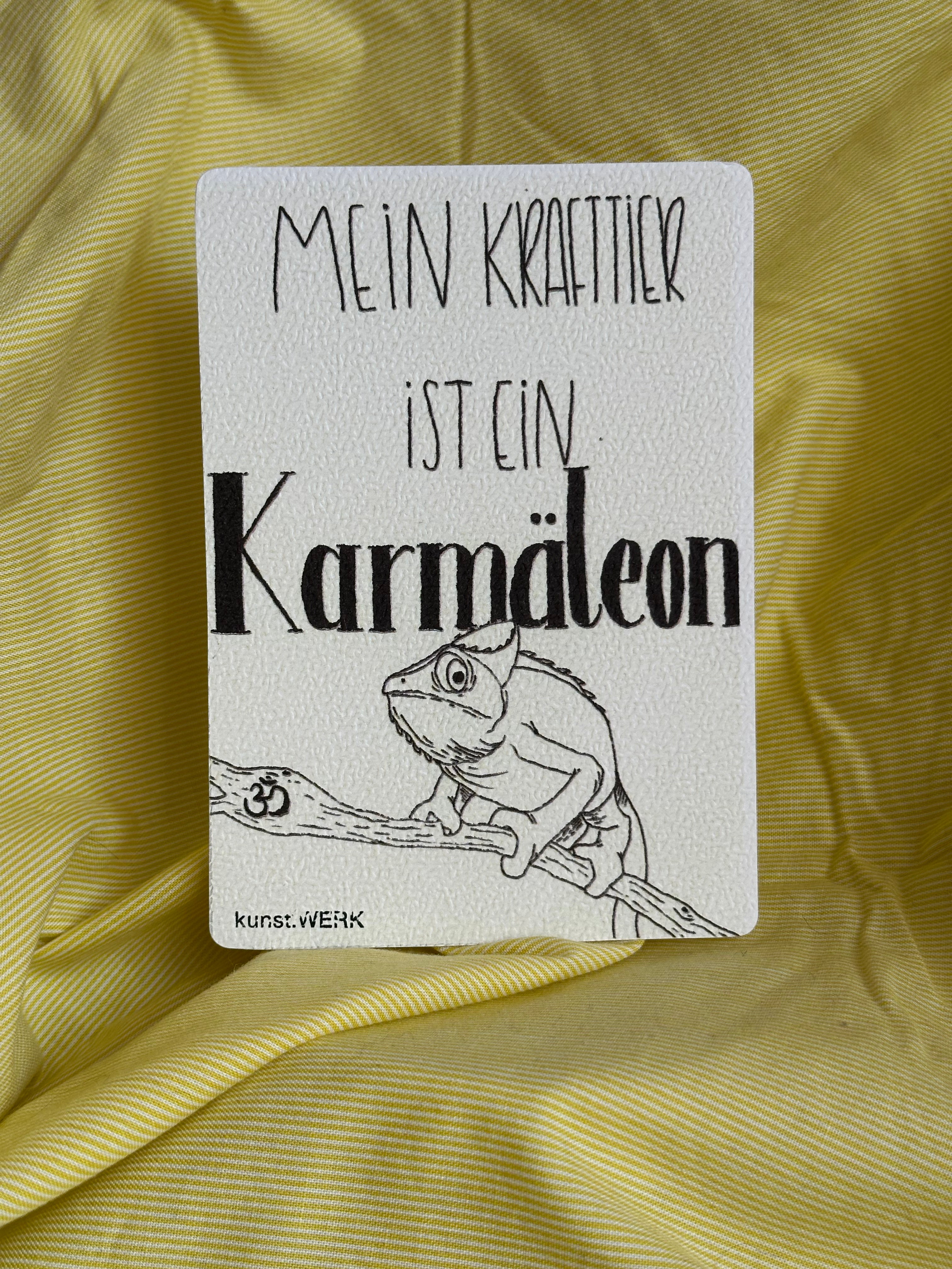 Postkarte „Krafttier“