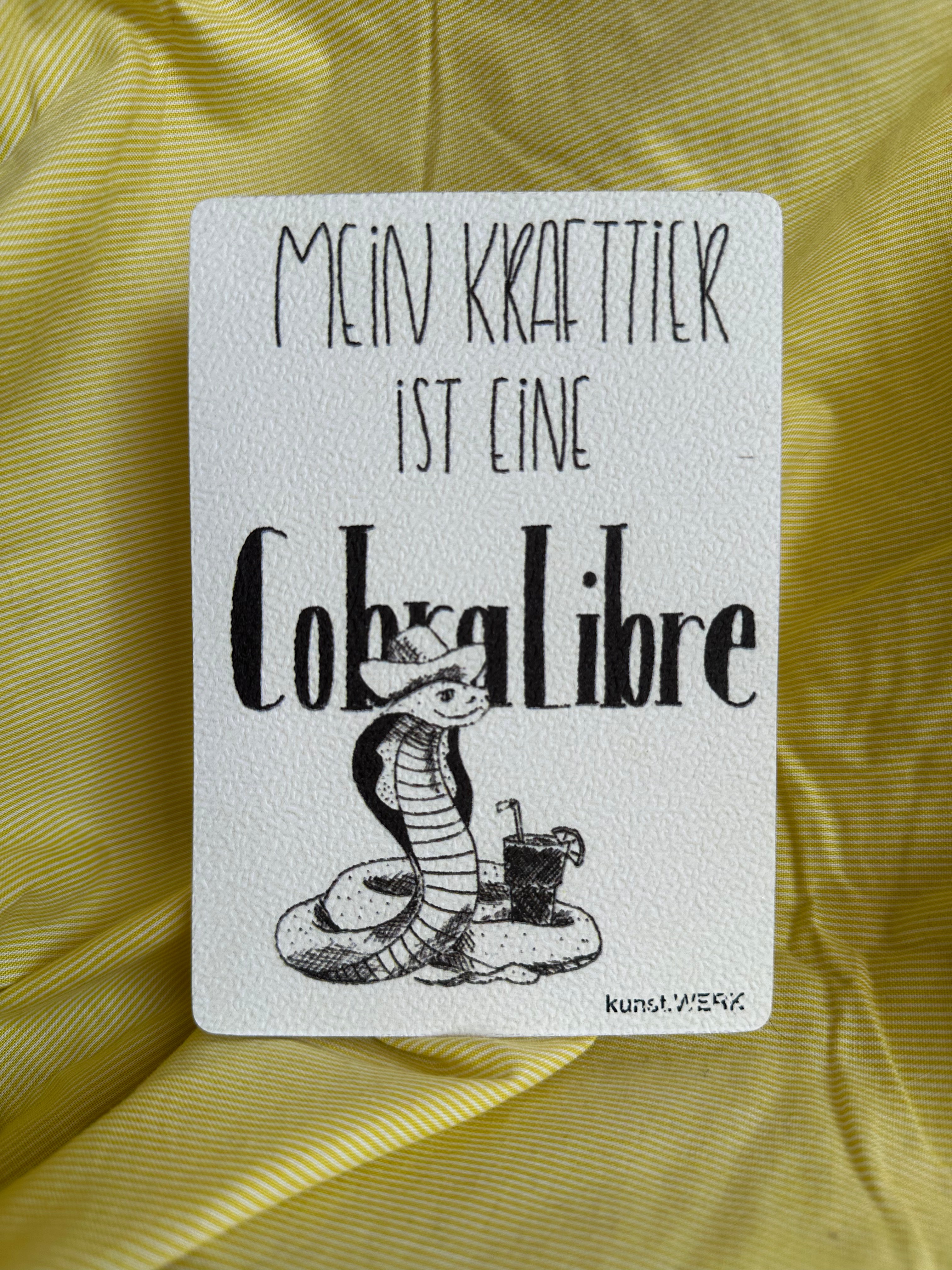 Postkarte „Krafttier“