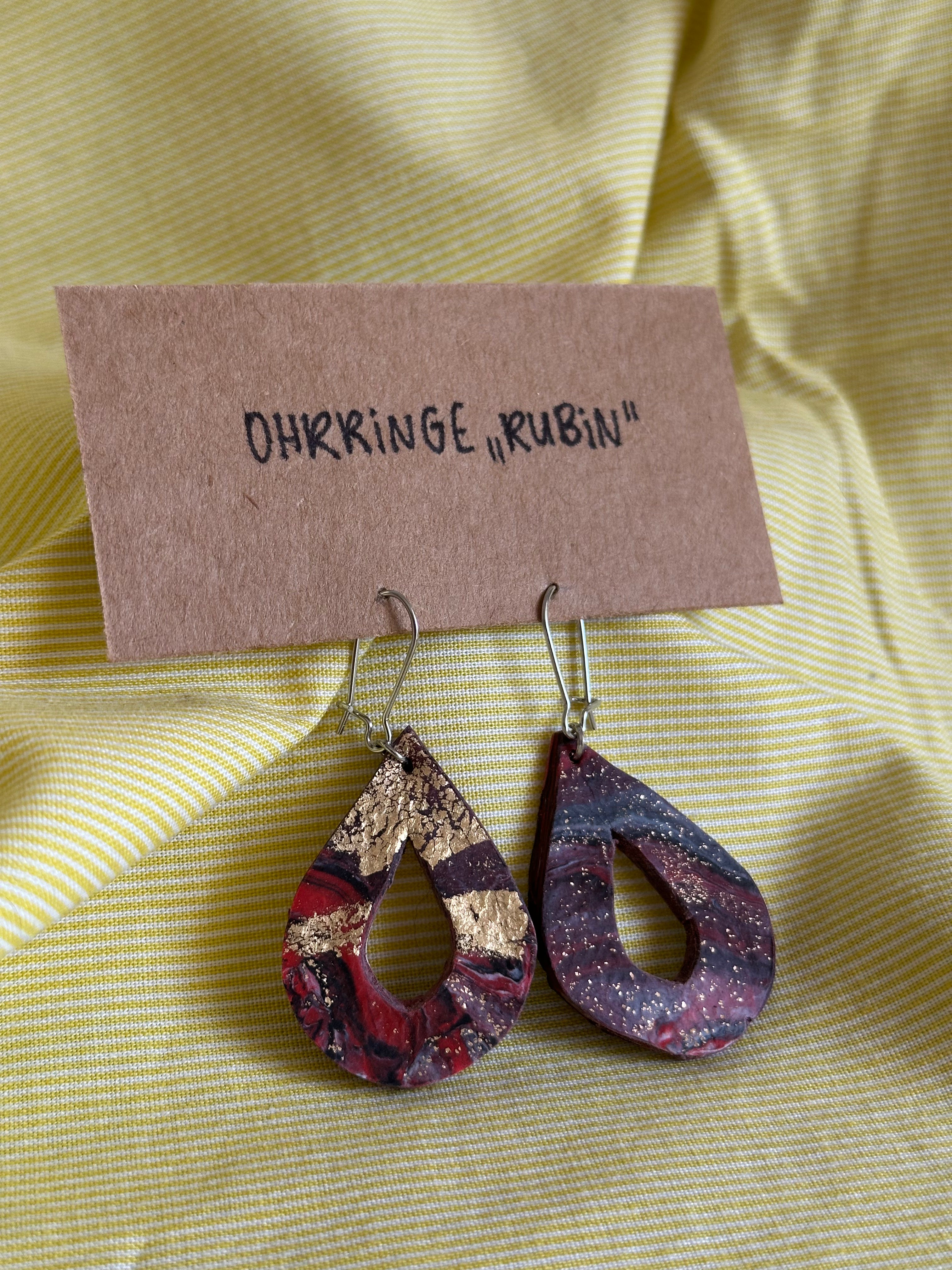Ohrringe “Rubin”