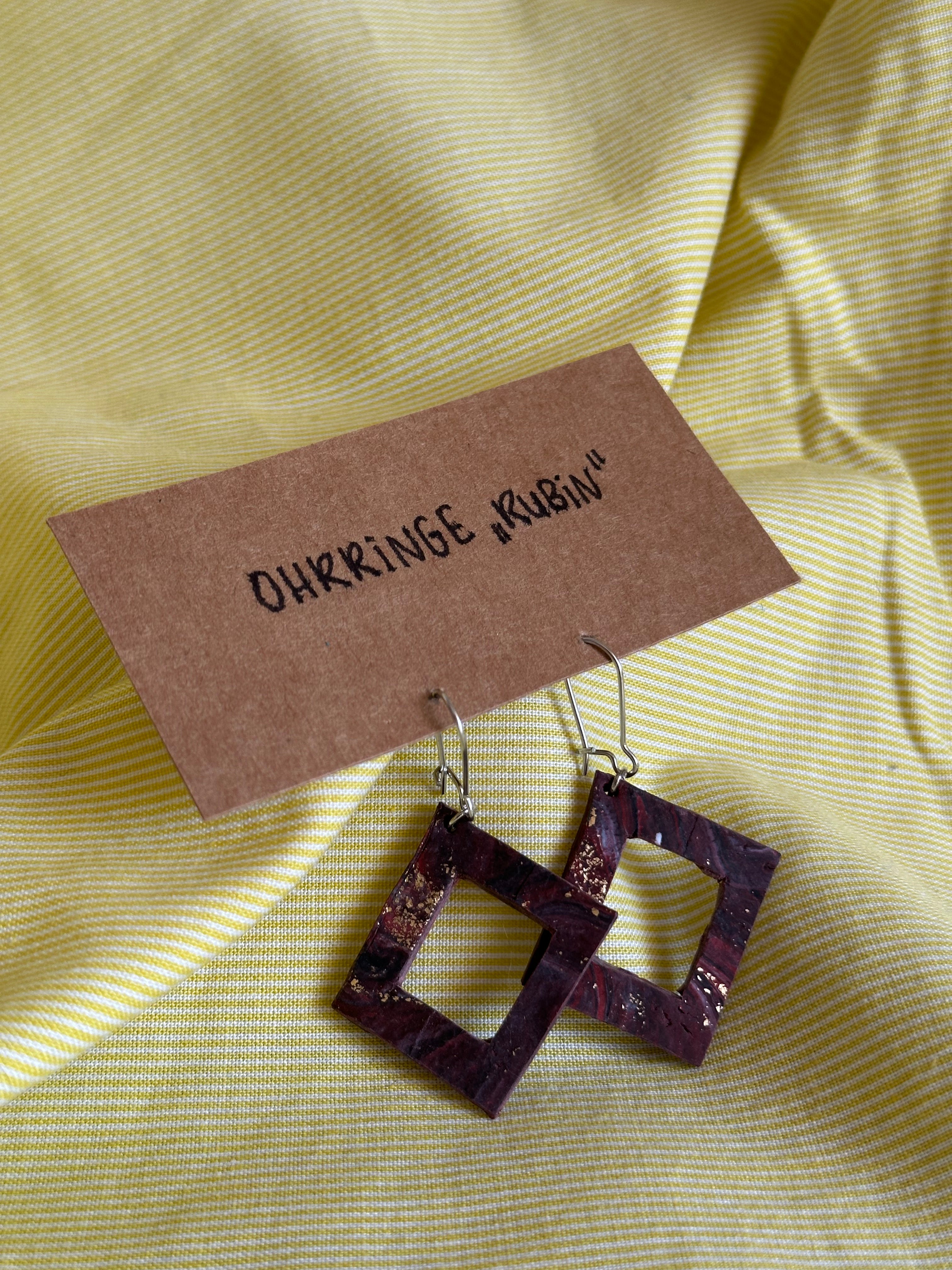Ohrringe “Rubin”