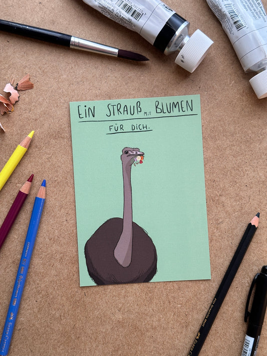 Postkarte “Blumenstrauß”