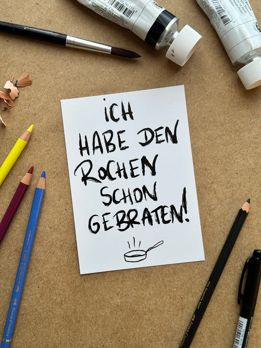Postkarte “Rochen”